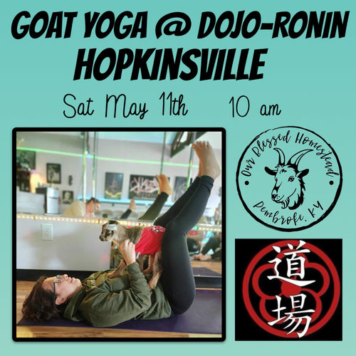 Baby Goat Yoga @ Dojo-Ronin