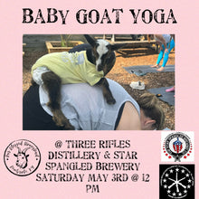 Load image into Gallery viewer, Baby Goat Yoga @ the Brewstillery Clarksville